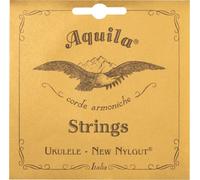 Aquila Nylgut AQ-4 Lot de 4 cordes pour ukulélé soprano Blanc