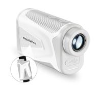 AquilaPro MiniPro Golf Rangefinder, 1,000 Yards, 0.5 Yard Accuracy, 7X Magnification, Flag Lock Vibration, Rechargeable, Magnetic