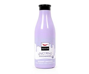Aquolina Gel douche licorne sucré - Bain moussant crémeux et léger à absorption rapide - 500 ml