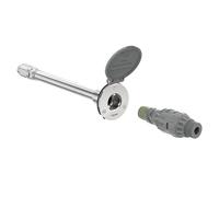 Aquor House Hydrant V1+ Robinet d'extérieur anti-gel avec connexion rapide et anti-siphon, système anti-gel, 30,5 cm, gris ardoise