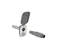 Aquor House Hydrant V2+ Robinet de jardin extérieur anti-gel avec connexion rapide et anti-siphon, 10 cm, polymère gris ardoise