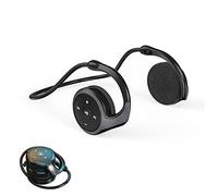 AQUYY Casque de Sport sans Fil Bluetooth, Écouteurs Léger et Pliable pour Course Gym Yoga, Prise en Charge de la Carte Mémoire, on-Ear Ecouteurs Stéréo HiFi Ergonomiques Oreillette sans Fil Black