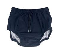 AQX Couches de bain réutilisables pour adultes ayant des besoins spéciaux, couches lavables et anti-fuite, couches à remonter pour protection contre l'incontinence, unisexe (taille M, bleu)