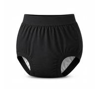 AQX Couvre-couche pour adulte pour incontinence, pantalon actif en latex imperméable avec couche de coton, silencieux, réutilisable, lavable (taille haute, taille 3XL)