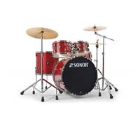 Aqx Stage Cymbal Set Red Moon Sparkle