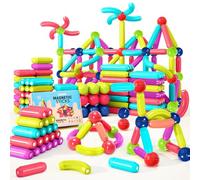 AQXONG 88Pcs Jouets de Construction Magnétiques, Jouets de Construction 3D, Blocs de Construction Magnétiques, Cadeau de Jouet d'apprentissage Éducatif pour Garçons et Filles de 3 à 12 Ans (88Pcs)