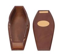 aqxreight 1:12 Maison de Poupée Cercueil Miniature en Bois Miniature Petit Cercueil Maison de Poupée Accessoire Article de Décoration également Une Inspiration de curiosité Antique Dont Le Design