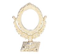 aqxreight 1:12 Maison de Poupée Miniature Miroir Peigne Portable Maison de Poupée Meubles Miroir Décoratif de AccessoiresGoden Coeur Paysages Jardins en Pot Attrayant Miniature Modèle approprié