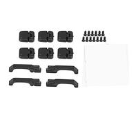 aqxreight 1 Jeu de Charnières et Poignées de Porte de Voiture en Plastique pour 1:10 RC Crawler Est livré avec Les Composants Nécessaires à l'installation, Ce Qui en Fait pour la