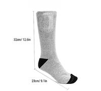 aqxreight 1 Paire de Chaussettes Chauffantes Télécommandées Chaussettes électriques Chauffantes Chaudes Rechargeables avec Paramètres de Banque d'alimentation 4000 MAh par Préférence la Plus élevée