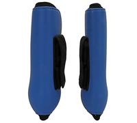 aqxreight 1 Paire de Guêtres de Cheval en PU, Coque en Néoprène, Bottes de Tendon de Cheval Sécurisées pour Saut de Compétition équestre, Pattes Avant Bleues L Résistantes, Faciles à Résister aux