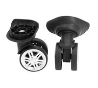 aqxreight 1 Paire de Roues à Bagages, PièCe de Rechange, Roues de Coffre Noires à 360 Degrés, Roulettes Universelles pour Valise à Roulettes, Petites à Bagages, Juste Ce qu'il Faut, une Valise