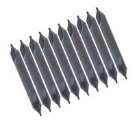 aqxreight 10 Pièces Foret Central HSS AType pour Matrice en Acier Inoxydable Tout Terrain Spirale 1mm Matériau en Acier Dur Foret Central HSS de Type A Tout Sol