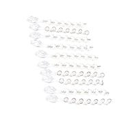 aqxreight 10 Pièces Guirlande de Pendentif en Forme de Larme Acrylique Perles Suspendues éclairage Perles Décoratives Transparentes pour la Décoration de Lustre Adopte une Suspension en Forme de