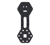 aqxreight 100 Pièces Clips en Plastique pour Tissu d'ombrage Duty Lock G Clip de Fixation de Filet de Parasol Hexagonal pour Filet de Jardin Noir Installation: C'est Simple dans Le Pr
