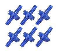 aqxreight 10pcs Valve d'épreuve en Plastique à Sens Unique pour le Tuyau d'arrêt de Tuyau de Barbe à Barre de Barbe Feed 4 Mm Blue Industrial Supplies (4mm bleu)