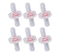 aqxreight 10pcs Valve d'épreuve en Plastique à Sens Unique pour le Tuyau d'arrêt de Tuyau de Barbe à Barre de Barbe Feed 4 Mm Blue Industrial Supplies (5mm transparent)