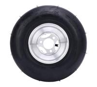 aqxreight 11x7.10 5 Pneu de Roue Arrière et Jante 4pr Pneu Tubeless avec Jante en Alliage en Aluminium pour VTV UTV SXS CARTAL CART GO KART