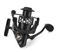 aqxreight 13 + 1 Roulements à Billes Moulinet de Pêche Série 1000-6000 Léger Moulinet de Pêche à la Carpe Creuse Sacrifice de Traînée Fournit des Roulements en Aluminium Gauche/droite Traînée à (6000)