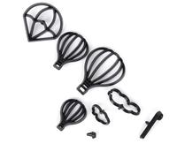 aqxreight 2 Ensembles 8pcs / Set Plastic Plastic Hot Balloon Shape Cake Cutter pour les Biscuits à Gâteau Fondant