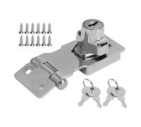 aqxreight 2 Paquets 2 5 Pouces Bouton de Verrouillage à Loquet à clé Loquet en Alliage de Zinc pour Tiroirs Boîte aux Lettres Base de Portes d'armoire Haute Déformation à à clé de Verrouillage à de