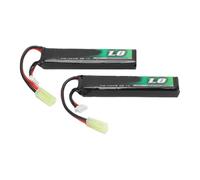 aqxreight 2 Pièces 11.1 V 1000 MAh 15C Lipo Batterie avec Mini Cellule de Prise pour pour Voiture RC Jouet Temps 11 1 V Plus Long Lipo Fonctionne de Grande capacité et Dure Longtemps Un Vous