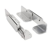 aqxreight 2 Pièces Charnière de Montage de Siège de Bateau en Alliage d'aluminium Anti-pincement Pliable Antirouille Résistant à la Déformation pour Yacht Une Charnière Polie Qui Est Fabriquée en