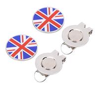 aqxreight 2 Pièces Clip de Chapeau de Balle en Alliage d'aluminium Magnétique Fournitures de Marqueur de en Plein Air Accessoires Clip être Durable sur Le Capuchon et Haut en Alliage Durable Est