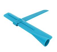 aqxreight 2 Pièces/ensemble Grattoir à Crème en Hauteur Petit Lisseur à Gâteau (bleu trompette)