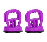 aqxreight 2 Pièces Extracteur de Ventouse Grande Traction une Main Boucle Ventouse Poussoir pour Carreaux de Céramique Coque de Voiture Outil de Démontage de Téléphone Bleu et Porter un Verre Inégal