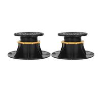 aqxreight 2 Pièces Pieds de Support de Cadre de Lit Hauteur Réglable Panneau de Meuble Latte Centrale Ensemble de Jambes Robustes pour Armoire de Table de canapé la Base de Plage Rotative de 70 à