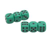 aqxreight 20 PièCes de Dés à Coins Arrondis de 16 Mm, Jeu de Dés à 6 Faces pour Jeux de société de Table, Jeux Mathématiques, Points Noirs Violets, également Durables et sans Résistance, Bon Impact,