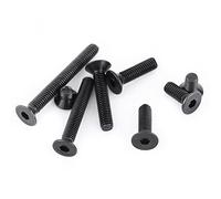 aqxreight 200pcs M3 Contrège Head Hex Socket Socket Vis Assortiment pour les Projets de Fixation et de Réparation des Machines