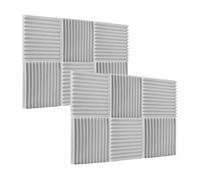 aqxreight 24 Pcs/pack Studio Mousses Mousse d'isolation Phonique Panneaux Insonorisants éponge Insonorisée 30*30*2 5 Cm/12*12*1in Paquet de 24 Pièces 3 * Pas d'isolation Acoustique en Mousse (12PCS)