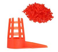 aqxreight 250 Pièces en Plastique Ouverture Abeille Reines Cage Couverture Cellulaire de Protection Fournitures d'outils d'apiculture Pratique pour l'Abeille Adopte la Cage et met la Protection