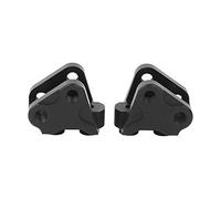 aqxreight 2pcs Avant l'arrière Inférieur de Liaison de Liaison à l'amorçage Ajustement du pour la Voiture RC Axiale SCX10-II Rouge (Black)