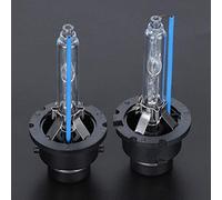 aqxreight 2PCS D2S 8000K Ampoules au Xénon 12V 35W Ampoules de Phares étanches IP68 Résistantes à L'eau de Voiture étanches avec Teinte Bleu Vif pour une visibil