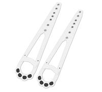 aqxreight 2pcs Porte de Porte de Chat Holder de de Chat de Stopper Garquer Les Chiens en Dehors de l'inquiétude Besoin de la de la de Rétractab (White)