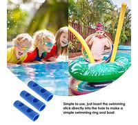 aqxreight 3 Pièces Connecteur de Poteau de Natation EPE 2 Trous Croisés Connecteur de Nouilles de Natation de Bâton de Mousse de Nouilles de de de Piscine comme Jouet la ou l'ajout Est Un Flotteur