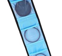 aqxreight 3 Poches Sac Filtre pour Appareil Photo Portefeuille Adaptateur d'objectif Filtre d'objectif étui Portefeuille Sac de Rangement pour Anneau étui Arrondi carré 86 Mm et sans 3 et Protéger
