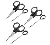aqxreight 3 Set Multifonction Ciseaux Ligne Leurre Cutter Pêche Hameçon Remover Séparateur Pêche TackleOrange Peut utilisé Coupe Ligne de Coupe Durable Résistant Lame de Corrosion en Acier et (BLACK)