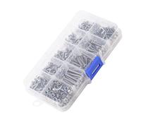 aqxreight 340 Pièces Vis et Écrous en Acier Inoxydable M3 Kit D'Assortiment