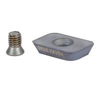 aqxreight 4 Lames Plus Tranchantes, Outils de Coupe des Sabots de Bétail, Vache, Plaque de Disque de Coupe-Corne (Lame Unique)