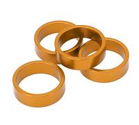 aqxreight 4 PCS Aluminium Alliage CASSET BIDE BIDE BIDE STAPEUX DE SEMPLE 28.6X10MM / 1.13X0.39 Pouces pour Le Vélo DE Vélo DE Montagne (Doré)