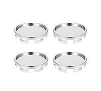 aqxreight 4 Pièces 55mm Capuchons Centraux de Roue de Voiture Moyeu Pneu Jante Couvercle de Capuchon de Moyeu Universel ABS Avant Arrière Centre approprié Ajout de qualité sont des Centraux en