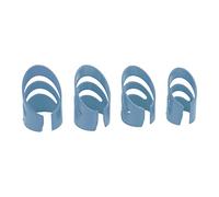 aqxreight 4 Pièces Kit d'accessoires d'instrument de Protection du Bout des Doigts de Médiator de Guitare pour Basse BanjoWhite, pour Plus de commodité, l'ergonomie Rendra les Doigts Beaux et