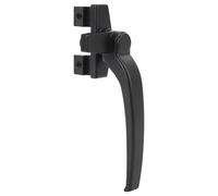 aqxreight 4 Pièces Poignée de Fenêtre en Alliage d'aluminium Serrure de Poignée de Fenêtre pour Porte Coulissante Interne et Externe Coulissante Verticale et Horizontale Main Gauche érosion Noire