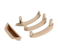 aqxreight 4 Pièces Support de Poignée Intérieure de Voiture Décoration Beige adapté pour X3 X4 Collant Facile à Vieillir pour Si les Matériaux Même Utilisés depuis Longtemps ABS It Poignée