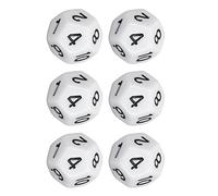 aqxreight 40 Pièces Ensemble de Dés 12 Faces Dés Polyédriques pour Fête de Famille Jeu de société Jeu de Pub et Pratique 12 Ui Faces Ensemble de Polyédriques de (White)