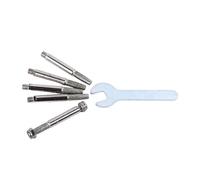 aqxreight 5 Pièces Affûteuse de Tronçonneuse Meules Foret Outil d'affûtage de Tronçonneuse Haute dureté pour Petite Scie à 325 Grande à 8 Chaînes Comprenant pour l' 325 Longueur Diamètre 4 8mm